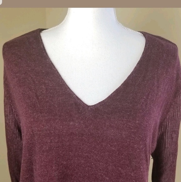 Vince Camuto maroon tunic sweater sz 1X - Picture 2 of 7
